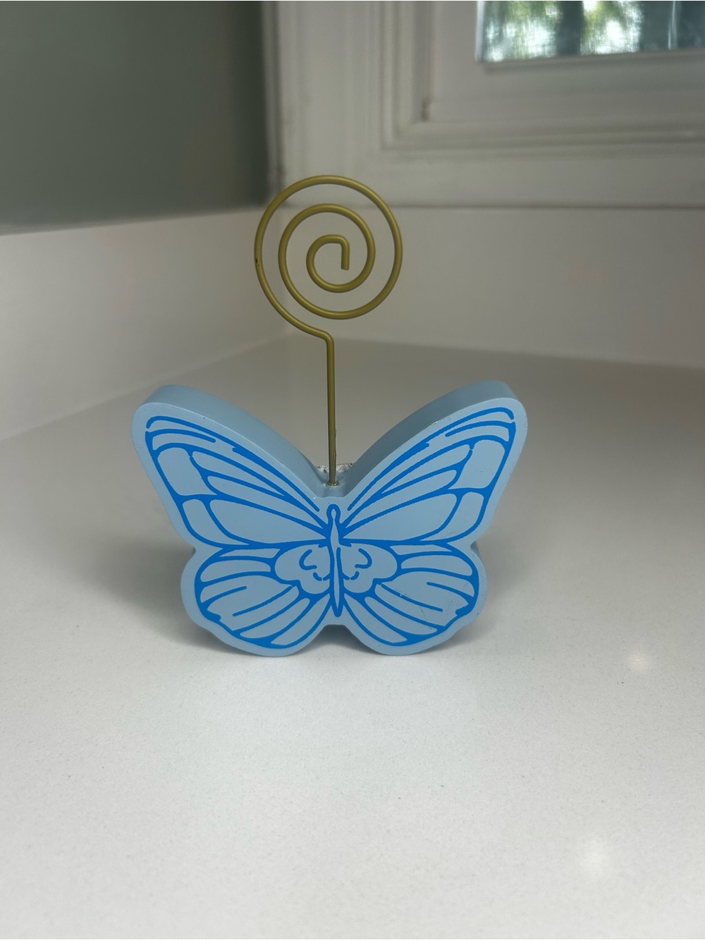 NEW Dolly Parton Blue Butterfly Photo/Place Card Holder -